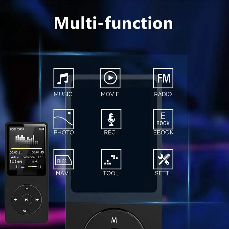 Bluetooth MP3 Player with FM Radio (available in 6 colours) by Habicare