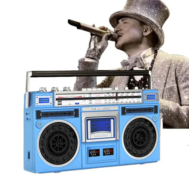 Bluetooth USB Cassette Radio Boombox by Habicare