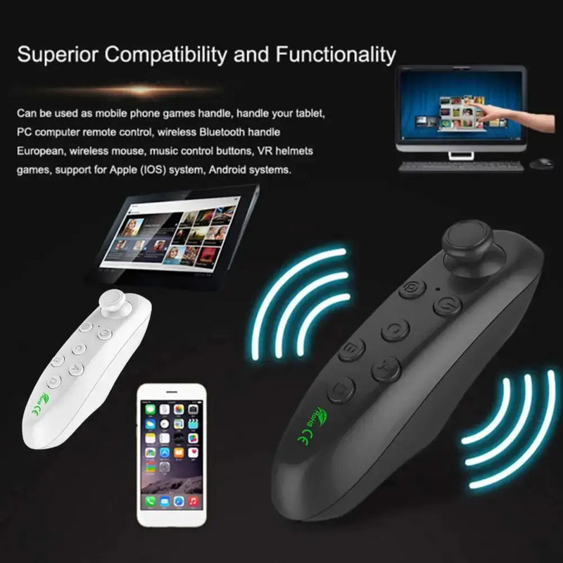 Bluetooth VR Controller Gamepad for Android (Black & White) by Habicare