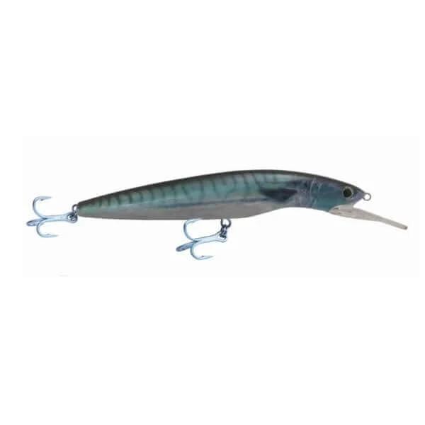 Bluewater F18 Minnow Lures – Bluewater Minnow 200 +4m col 22 Slimy Mackerel fishing lure with lifelike design.
