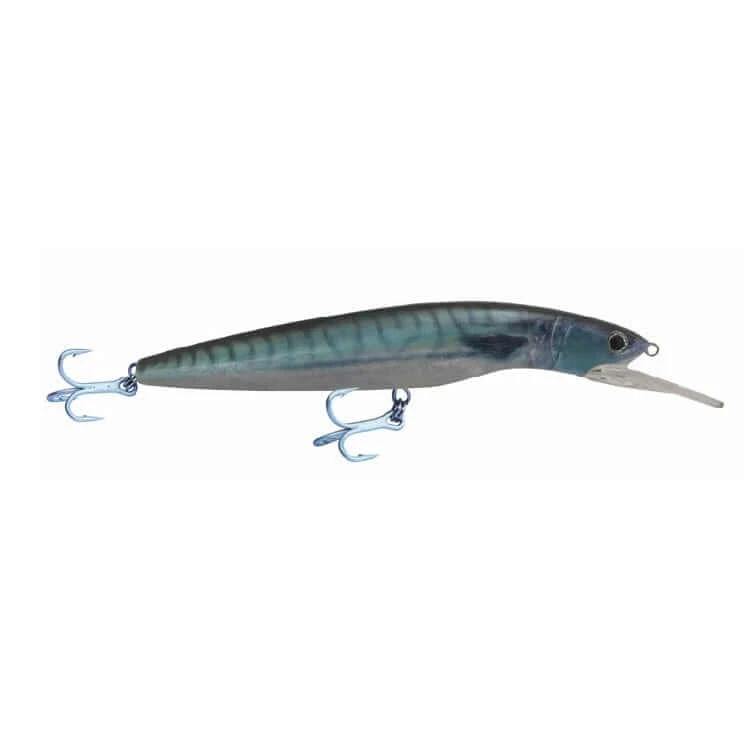 Bluewater Minnow 160 +4m col 22 Slimy Mackerel fishing lure designed for offshore game fish.