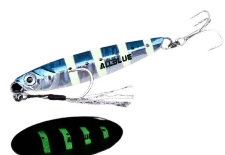 Premium 30g Casting Jig Lure – 68mm Luminous Saltwater Fishing Jig by NZ Diver