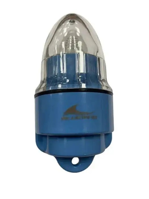 Bluewing Deep Drop Bell Light Blue, bell-shaped fishing light designed for deep-sea fishing.