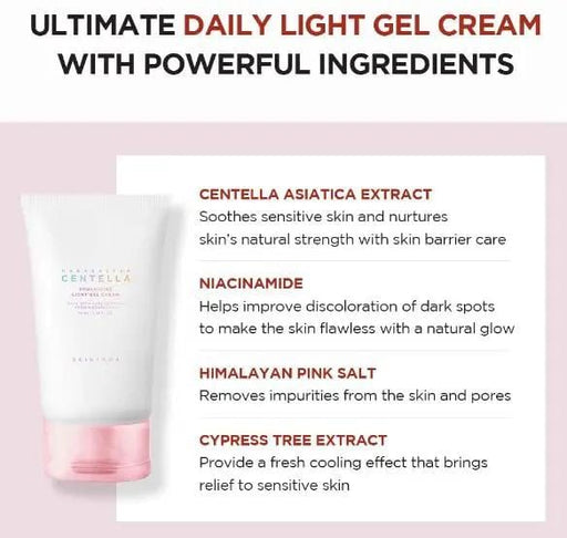 Poppy Gifts Skin Care SKIN1004 Madagascar Centella Poremizing Light Gel Cream 75ml SKIN1004 Madagascar Centella Poremizing Light Gel Cream 75ml