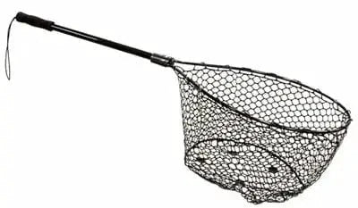 Boat Landing Net Rubber Bag (60*50) for catching fish in ponds and lakes with a telescopic shaft.