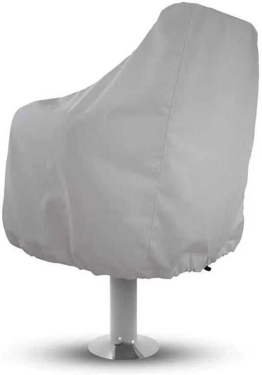 SportZone.co.nz Outdoor Recreation > Boating > Boating Accessories Boat Seat Cover Pedestal Pontoon Captain Boat Bench Chair Helm Protective Covers, White Boat Seat Cover Pedestal Pontoon Captain Boat Bench Chair Helm Protective Covers, White