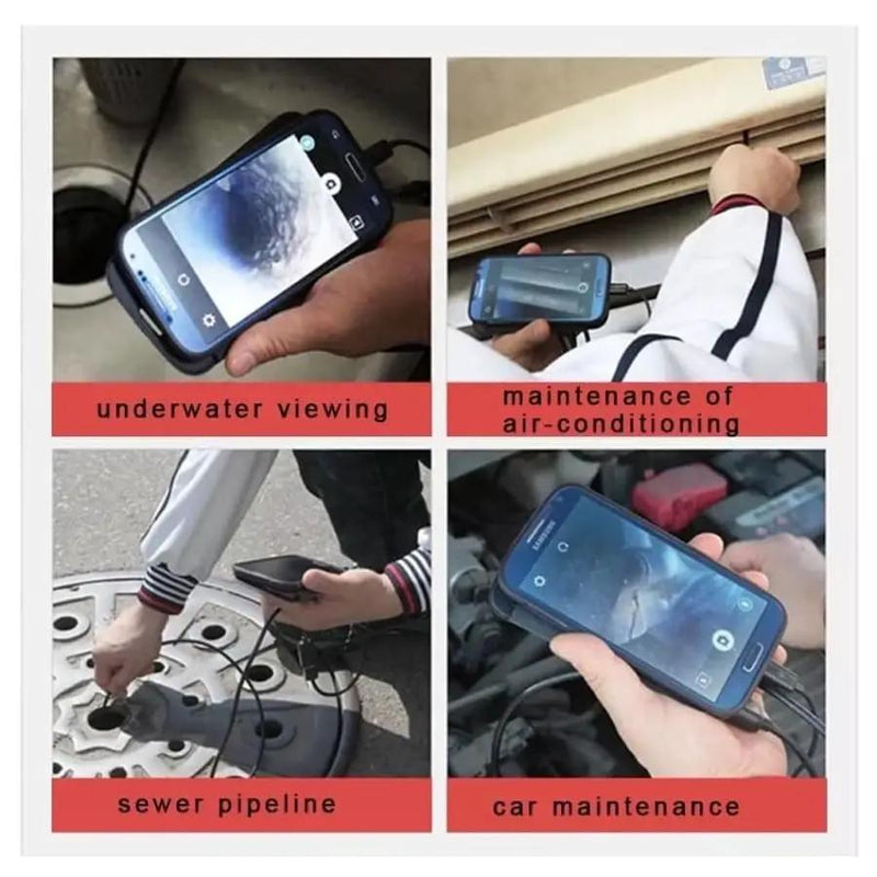 Borescope / Endoscope Camera - Android (Type C, Micro USB & Computer USB Ports) by 9eight5
