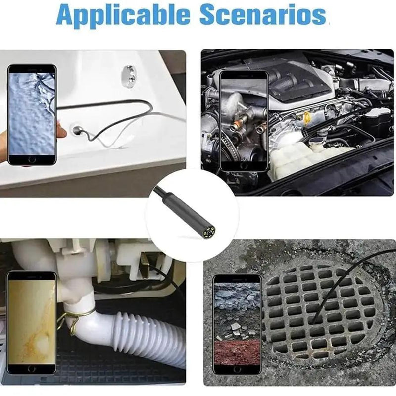 Borescope / Endoscope Camera - Android (Type C, Micro USB & Computer USB Ports) by 9eight5