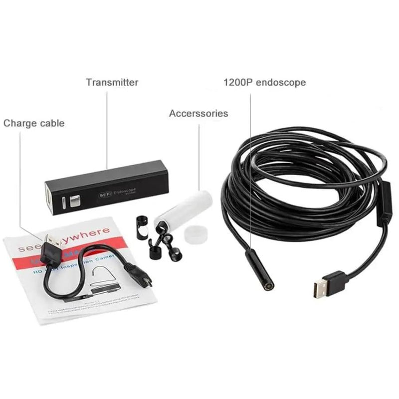 Borescope / Endoscope Camera - iPhone & Android by 9eight5