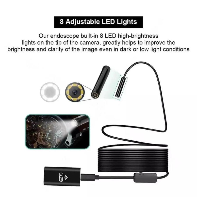 Borescope / Endoscope Camera - iPhone & Android by 9eight5