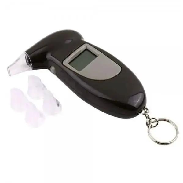 Breathalyzer - Breath Alcohol Tester With 5 Extra Breathalyser Mouth Pieces by 9eight5
