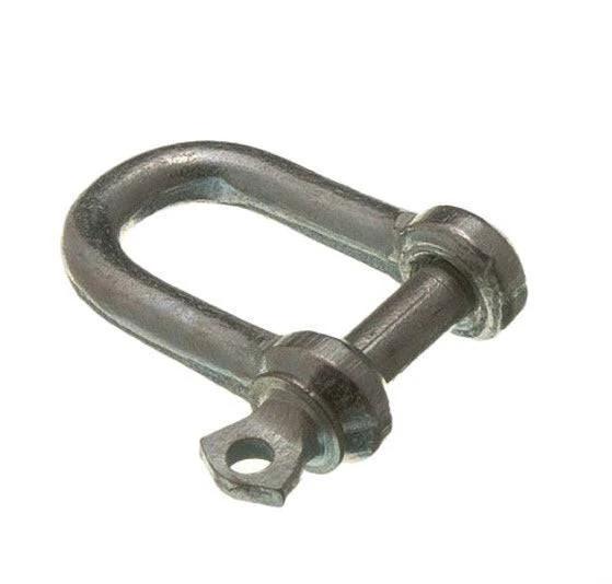 Galvanized Shackles 6mm 8mm 10mm 12mm, heavy-duty D shackle with threaded pin closure for secure clasp.