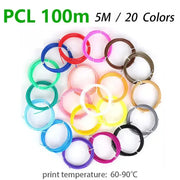Brilliant Colour 3D Pen Filament (1.75mm ABS/PLA/PCL) by Habicare
