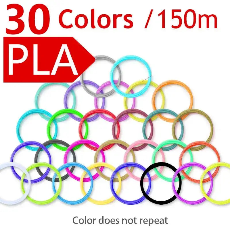 Brilliant Colour 3D Pen Filament (1.75mm ABS/PLA/PCL) by Habicare