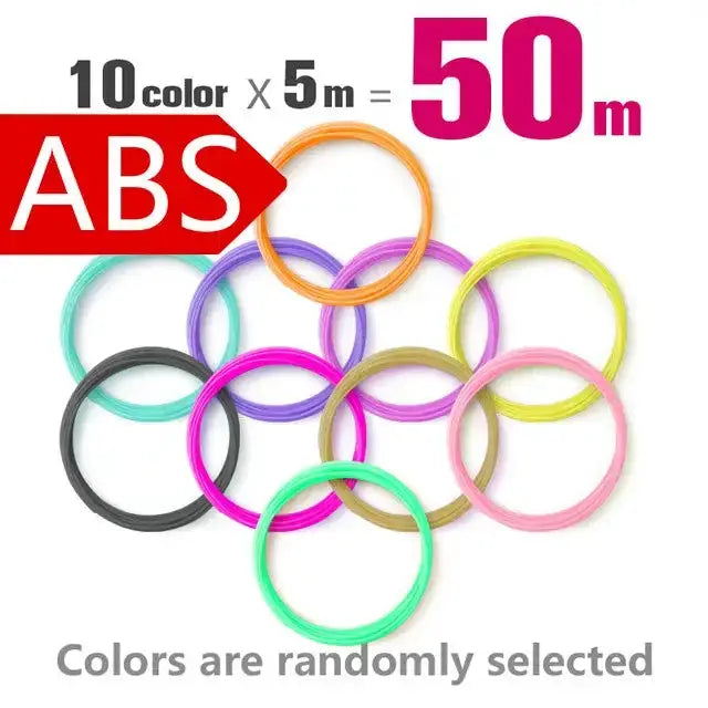 Brilliant Colour 3D Pen Filament (1.75mm ABS/PLA/PCL) by Habicare