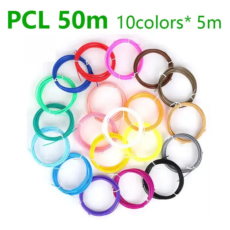Brilliant Colour 3D Pen Filament (1.75mm ABS/PLA/PCL) by Habicare