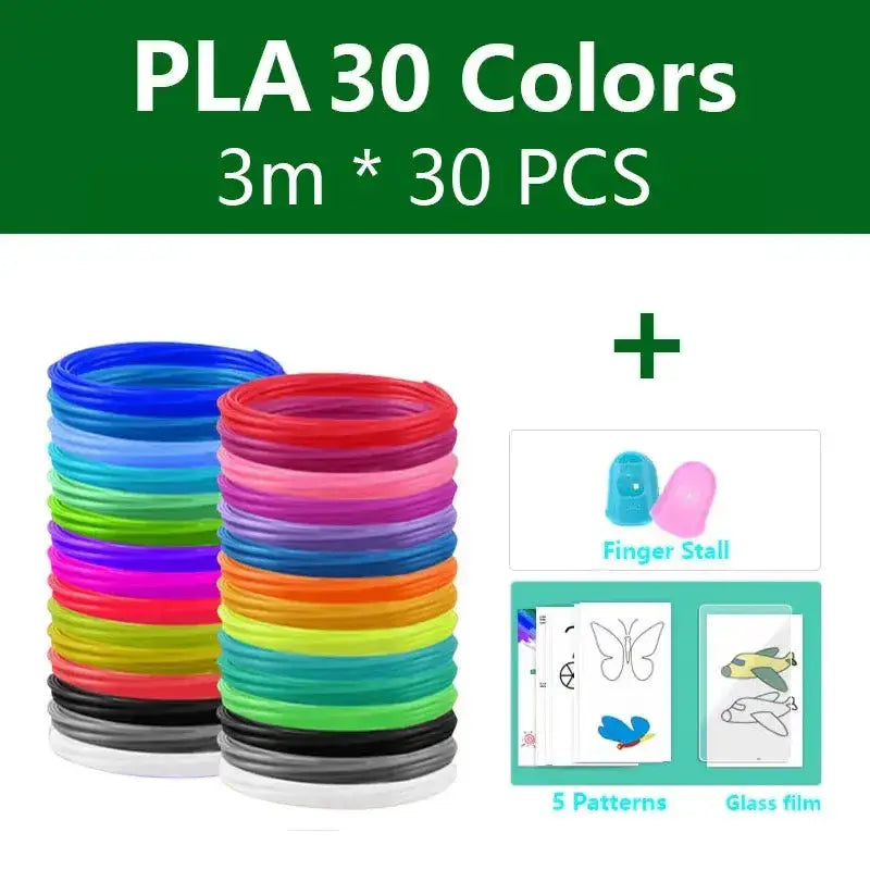 Brilliant Colour 3D Pen Filament (1.75mm ABS/PLA/PCL) by Habicare
