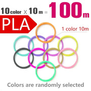 Brilliant Colour 3D Pen Filament (1.75mm ABS/PLA/PCL) by Habicare