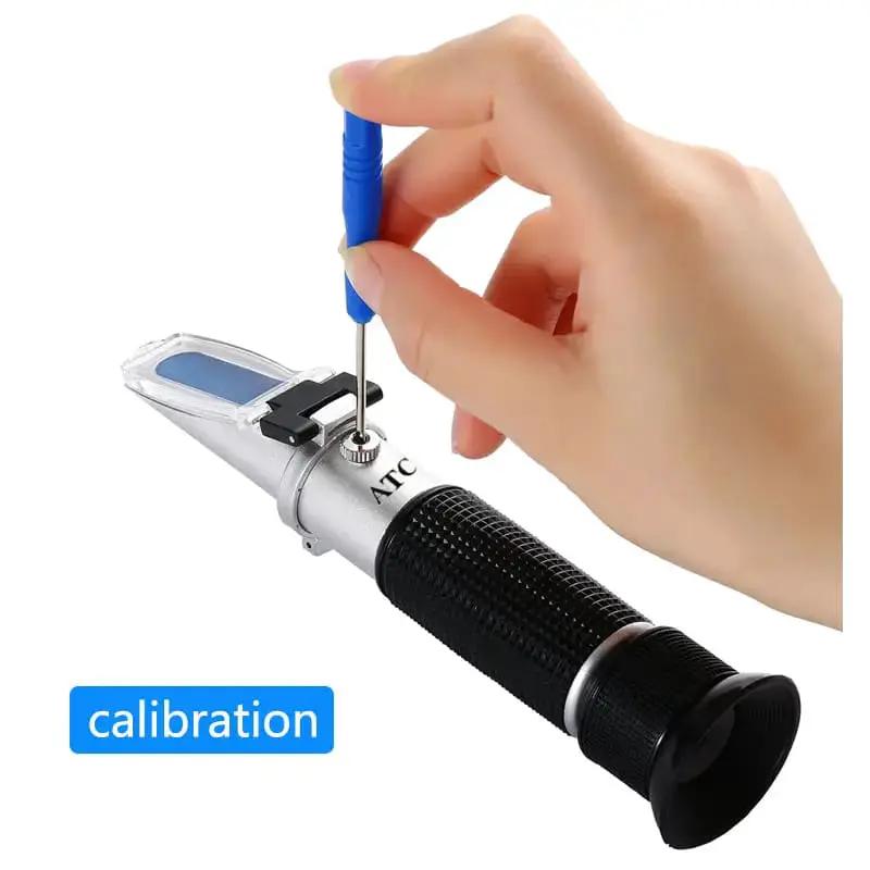 Refractometer - Sugar & Alcohol Dual Measure Refractometer (0-40% / Brix 0-25%) by 9eight5