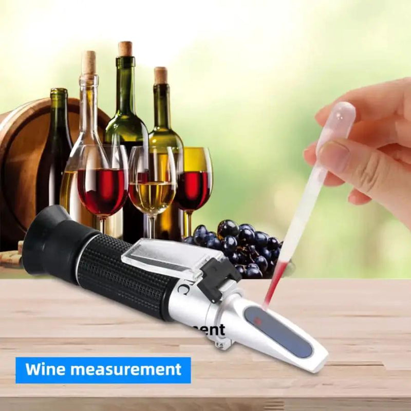 Refractometer - Sugar & Alcohol Dual Measure Refractometer (0-40% / Brix 0-25%) by 9eight5