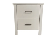Tina two drawer bedside Table by BroDeals
