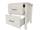 Tina two drawer bedside Table by BroDeals