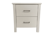 Tina two drawer bedside Table by BroDeals