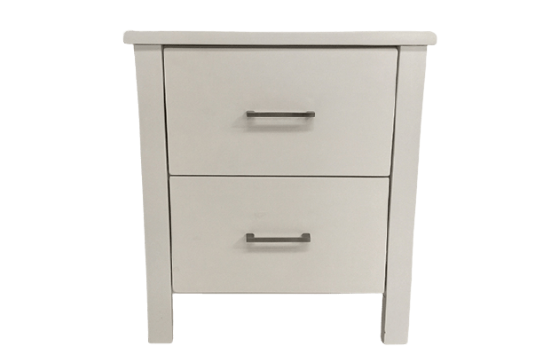 Tina two drawer bedside Table by BroDeals