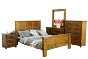 Woodgate King Bedroom Suite 5Pcs by BroDeals