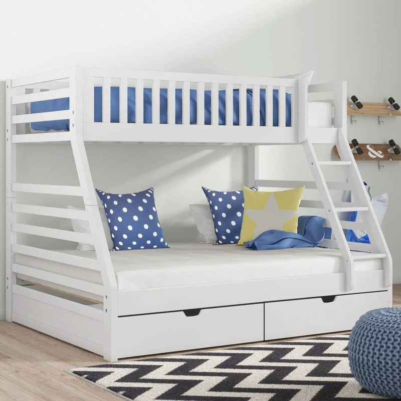 Bunk Bed with two Bottom Drawers by BroDeals