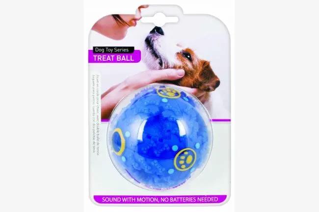 BroDeals Dog Toys Pet ball for dog treat 10cm Pet ball for dog treat 10cm