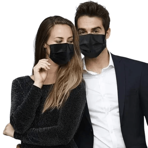 Black Masks 150pcs by BroDeals