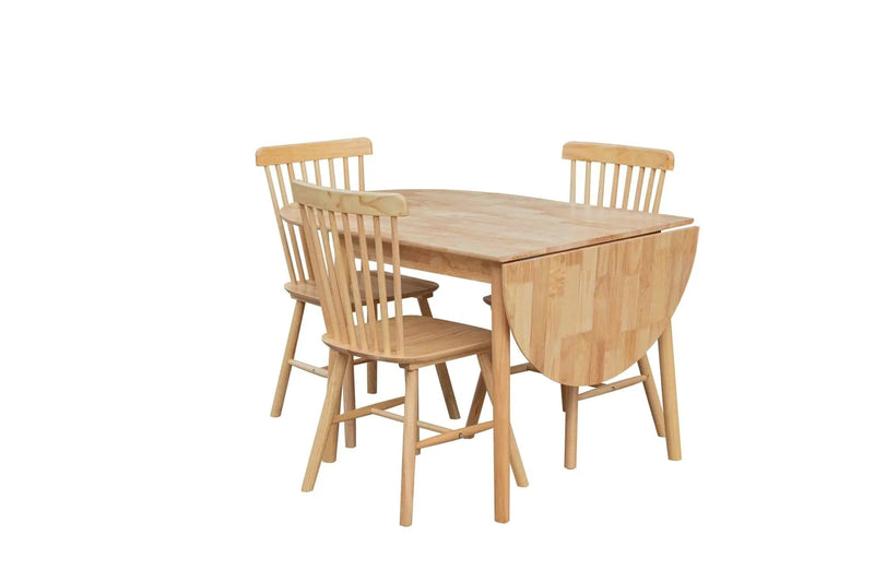 BroDeals Kitchen & Dining Furniture Sets Orlando Drop Leaf Dining Table with 4 Chairs Orlando Drop Leaf Dining Table with 4 Chairs