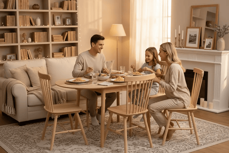 BroDeals Kitchen & Dining Furniture Sets Orlando Drop Leaf Dining Table with 4 Chairs Orlando Drop Leaf Dining Table with 4 Chairs