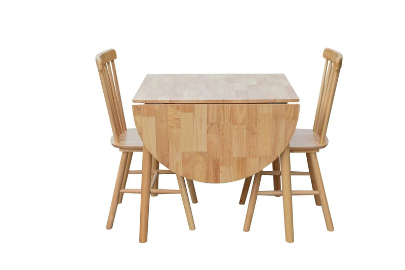 BroDeals Kitchen & Dining Furniture Sets Orlando Drop Leaf Dining Table with Two Chairs Orlando Drop Leaf Dining Table with Two Chairs