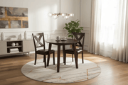 BroDeals Kitchen & Dining Room Chairs Hammis Dining Set 3Pcs Hammis Dining Set 3Pcs