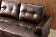 BroDeals 2 Seater Sofa Knollwood 3+2 Seater Faux Leather Sofa - Brown Knollwood 3+2 Seater Faux Leather Sofa - Brown
