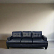 BroDeals 3 seater Sofa Knollwood 3 Seater Faux Leather Sofa - Black Knollwood 3 Seater Faux Leather Sofa - Black