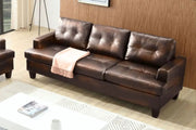 BroDeals 3 seater Sofa Knollwood 3 Seater Faux Leather Sofa - Brown Knollwood 3 Seater Faux Leather Sofa - Brown