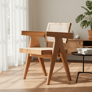 BroDeals Accent Chair Liverpool Rattan Armchair | Dining Chair - Natural Liverpool Rattan Armchair | Dining Chair - Natural