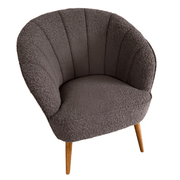BroDeals Arm chair Gemma Boucle Casual Armchair - Coffee Gemma Boucle Casual Armchair - Coffee