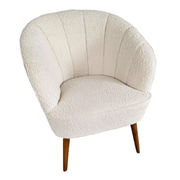 BroDeals Arm chair Gemma Boucle Casual Armchair - Wheat Gemma Boucle Casual Armchair - Wheat