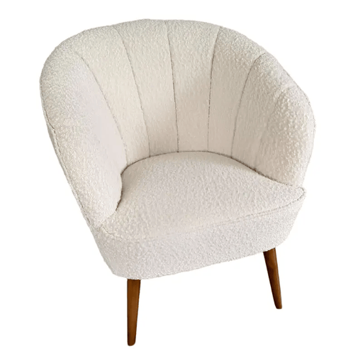 BroDeals Arm chair Gemma Boucle Casual Armchair - Wheat Gemma Boucle Casual Armchair - Wheat
