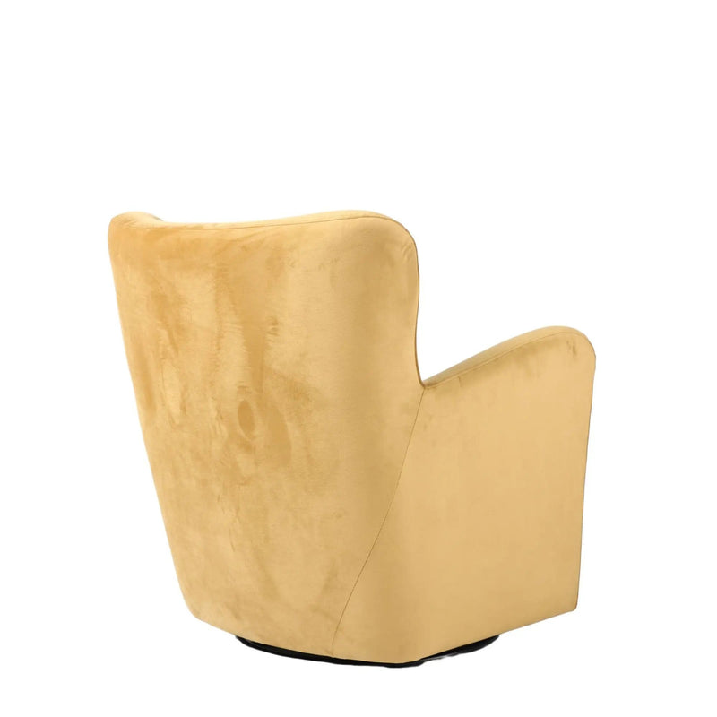 BroDeals Arm Chairs, Recliners & Sleeper Chairs Cairo Swivel Armchair - Gold Velvet Cairo Swivel Armchair - Gold Velvet