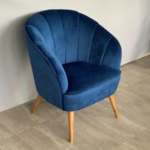 BroDeals Arm Chairs, Recliners & Sleeper Chairs Gemma Velvet Armchair - Navy Gemma Velvet Armchair - Navy