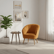 BroDeals Arm Chairs, Recliners & Sleeper Chairs Gemma Velvet Armchair - Tan Gemma Velvet Armchair - Tan