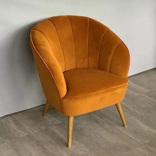 BroDeals Arm Chairs, Recliners & Sleeper Chairs Gemma Velvet Armchair - Tan Gemma Velvet Armchair - Tan