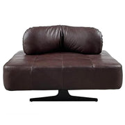 Georgio XL Leather Chair Cuba Brown by BroDeals