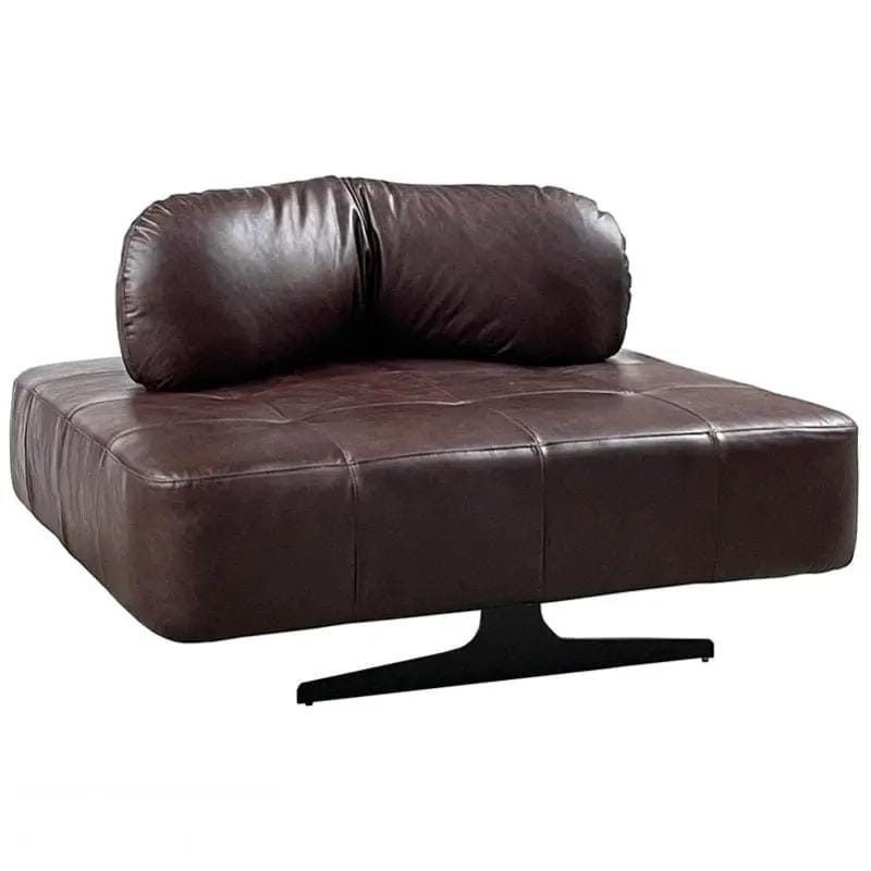 Georgio XL Leather Chair Cuba Brown by BroDeals