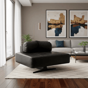 BroDeals Arm Chairs, Recliners & Sleeper Chairs Georgio XL Leather Chair Slate Black Georgio XL Leather Chair Slate Black